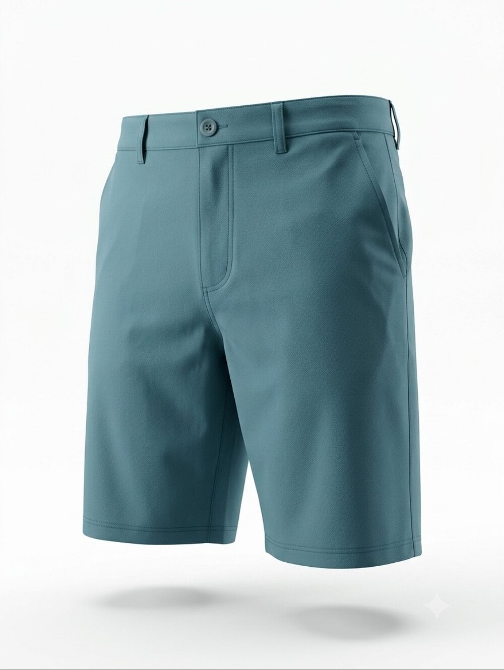Quiksilver Union Hybrid Shorts Mens 32 Teal Blue Swim Golf Travel Lightweight - Picture 1 of 7